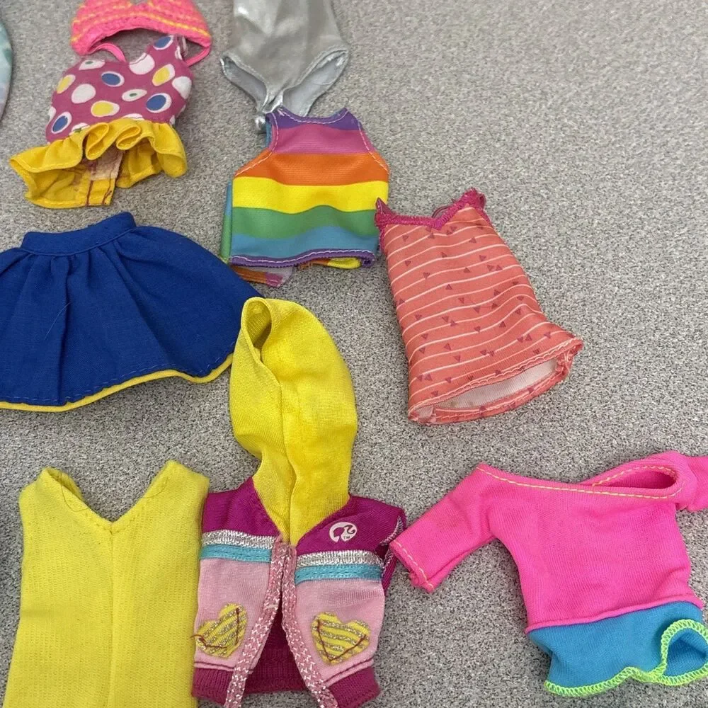 Vintage Barbie 1987 Skipper Doll, Plus Extra Clothing, Pants, Tops, Skirt, More